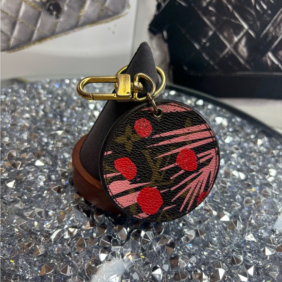 Louis Vuitton Accessories - Louis Vuitton 2016 Limited Edition Monogram Jungle Dots Bag Charm EUC